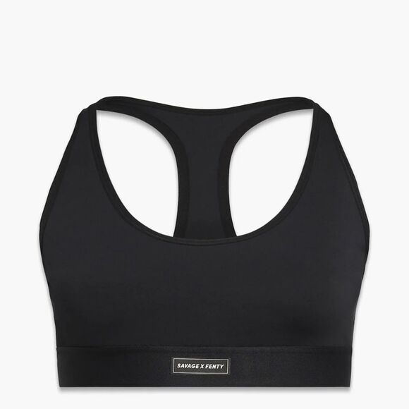 SAVAGE X FENTY Lineup Low-Impact Sports‎ Bra Cavia (Black) M NWT in packaging - Picture 3 of 6